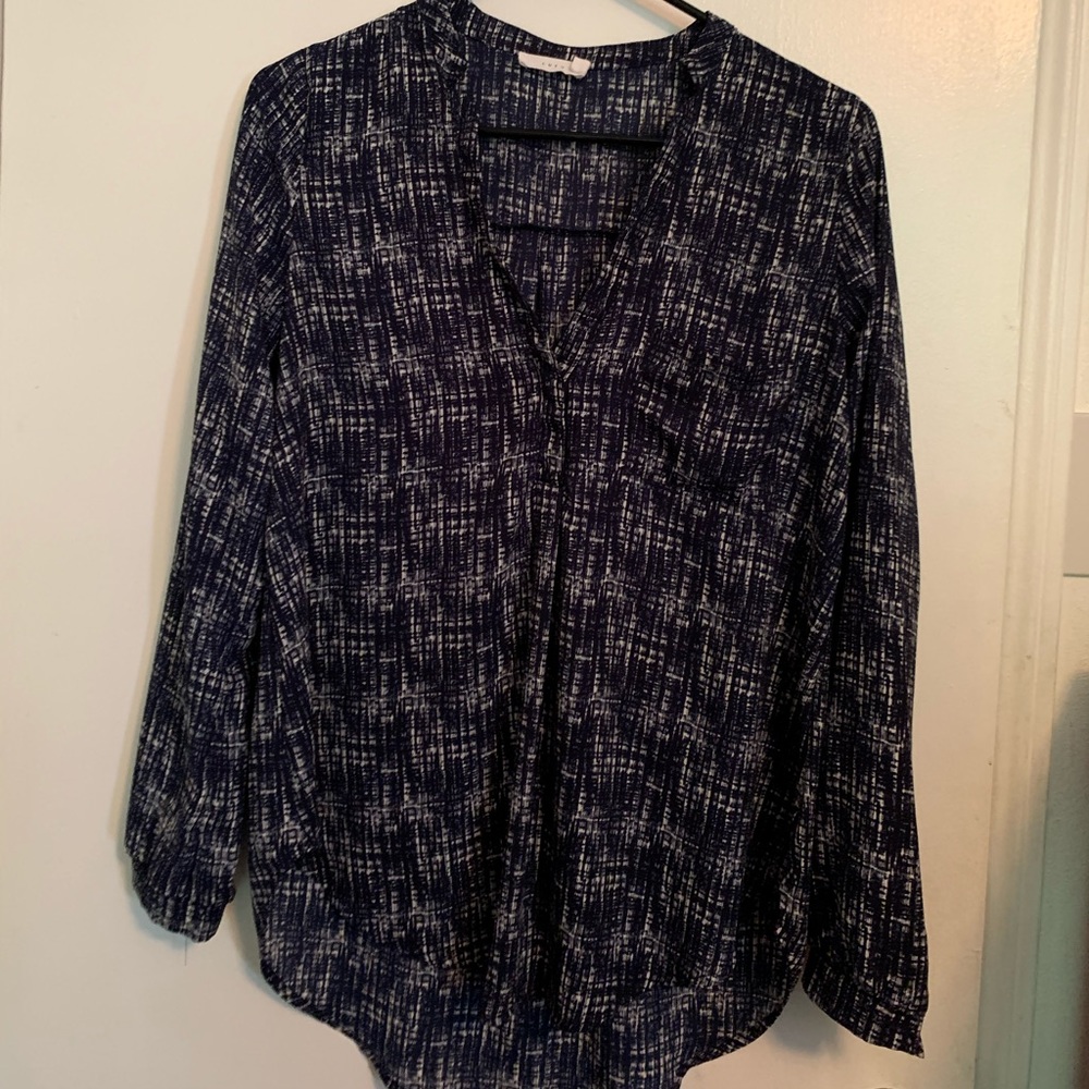 Dark Blue Blouse